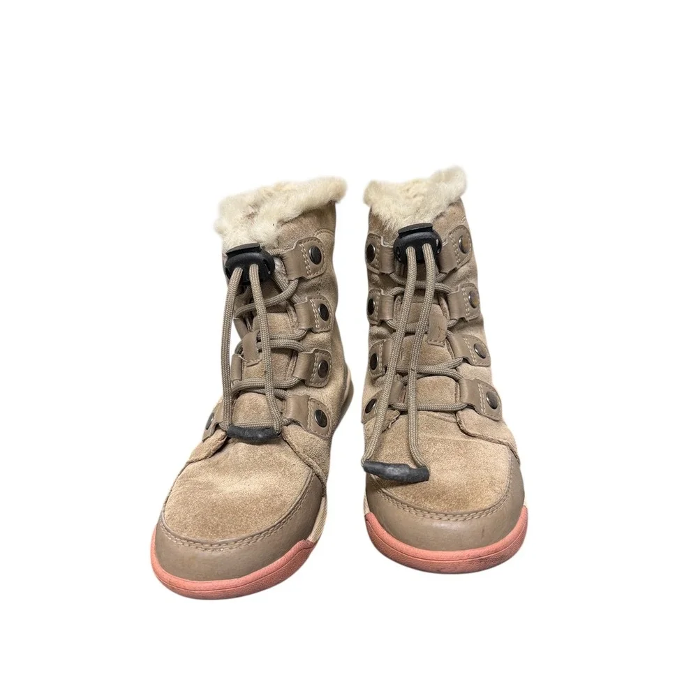 Sorel Youth Whitney II Joan Lace Waterproof Winter Boot Size 13 M